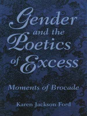 cover image of Gender and the Poetics of Excess